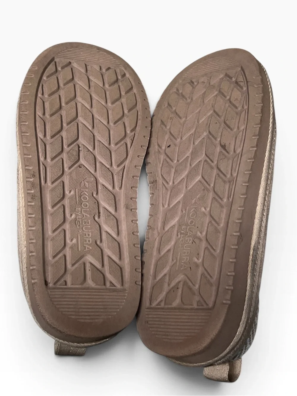 Koolaburra by Ugg Burree tan suede faux fur lined slippers